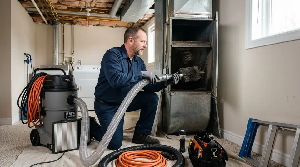 Duct Cleaning service for a chimney system
