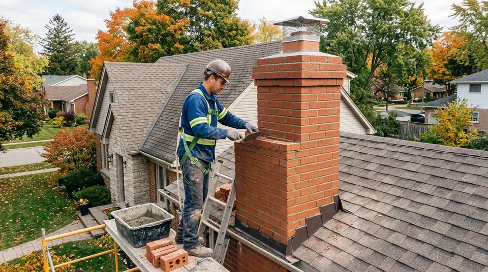 Construction, Rebuilding & Removal service for a chimney system