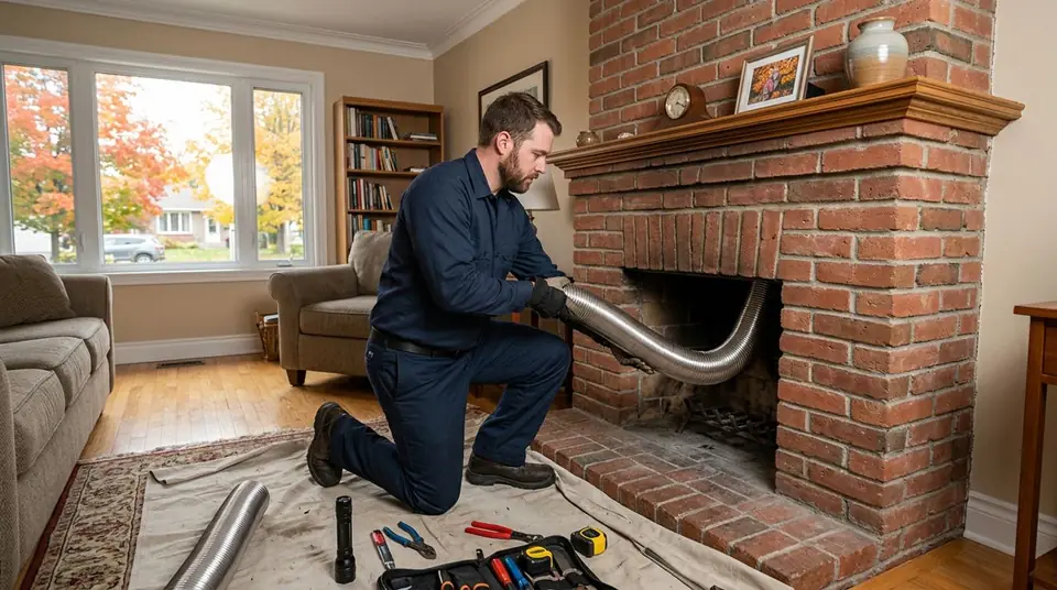 Chimney Liner Installation service for a chimney system
