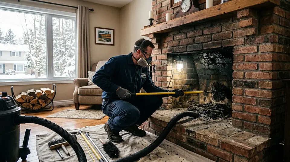 Creosote Removal service for a chimney system