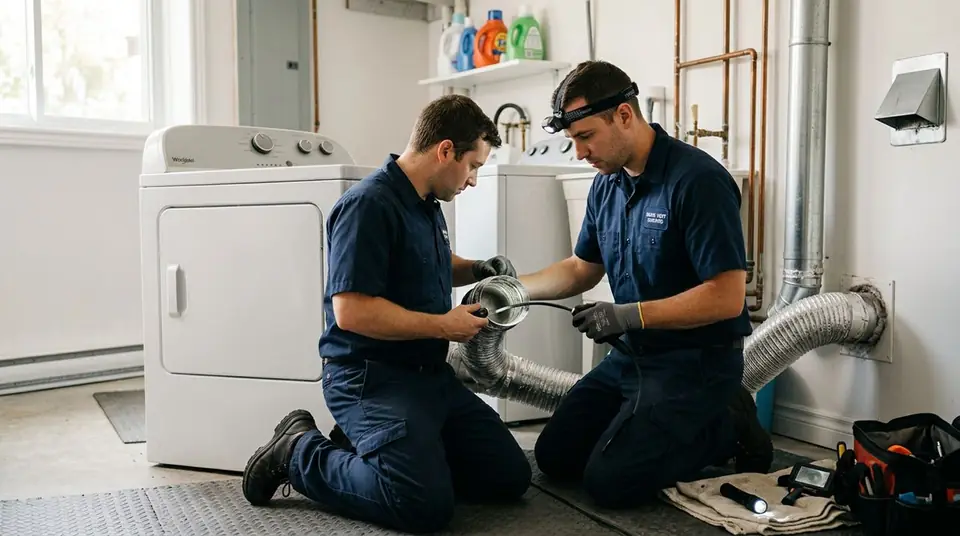 Dryer Vent Inspection service for a chimney system