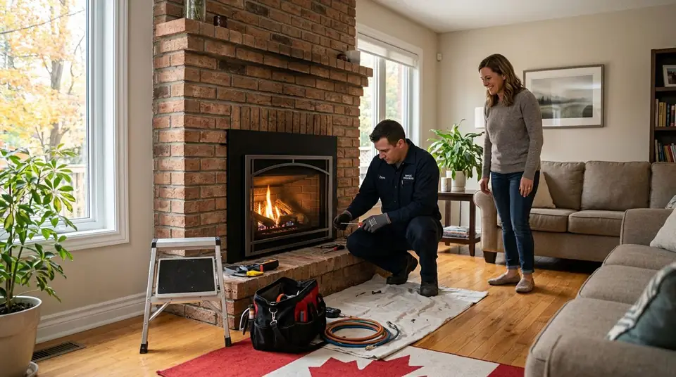 Fireplace Inserts service for a chimney system