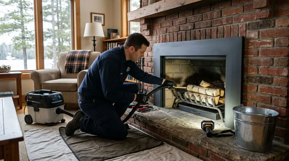 Fireplace Firebox Repair service for a chimney system