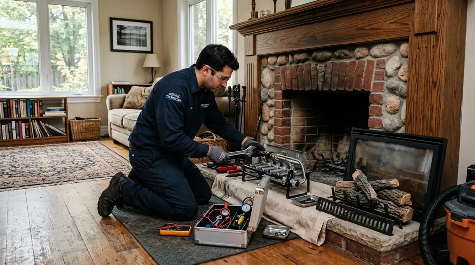 Smoky Fireplace Troubleshooting service for a chimney system