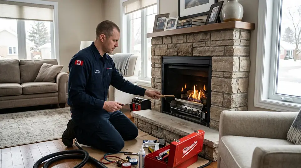 Gas Fireplace Services service for a chimney system