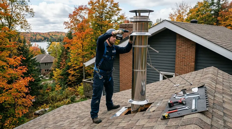 Chimney Liner Replacement service for a chimney system