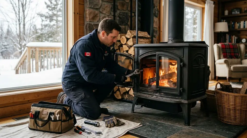 Wood Stove Repair service for a chimney system